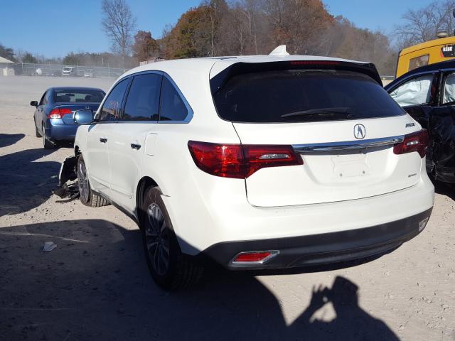 2016 ACURA MDX TECHNO 5FRYD4H4XGB048038