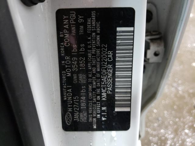 2015 HYUNDAI ACCENT GS KMHCT5AE0FU220022