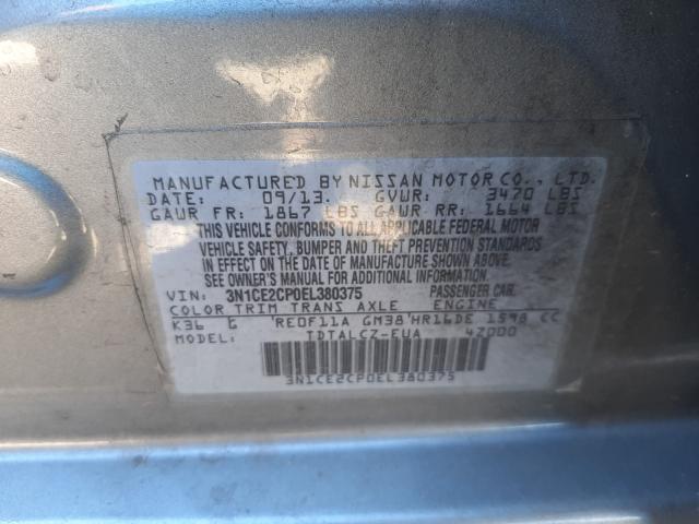 2014 NISSAN VERSA NOTE 3N1CE2CP0EL380375