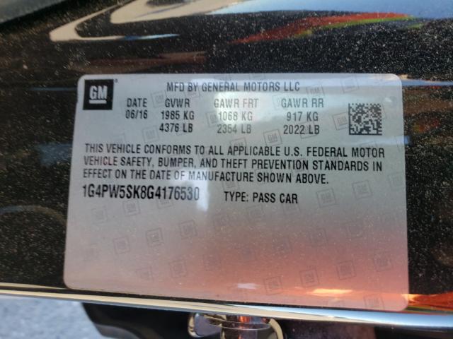 2016 BUICK VERANO SPO 1G4PW5SK8G4176530