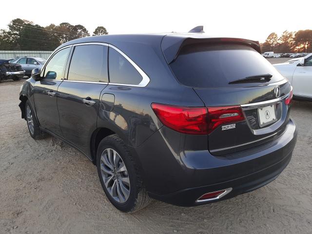 2016 ACURA MDX TECHNO 5FRYD3H45GB006046