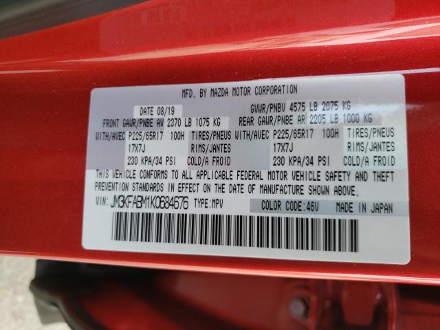2019 MAZDA CX-5 SPORT - JM3KFABM1K0684676