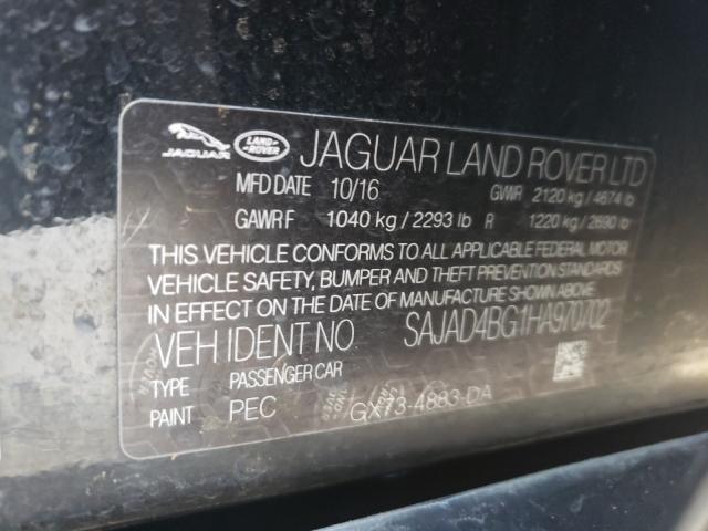 2017 JAGUAR XE PREMIUM SAJAD4BG1HA970702