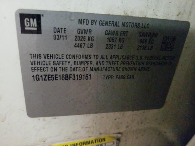 2011 CHEVROLET MALIBU LTZ 1G1ZE5E16BF319161