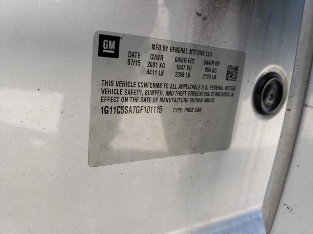 2016 CHEVROLET MALIBU LIM 1G11C5SA7GF101115