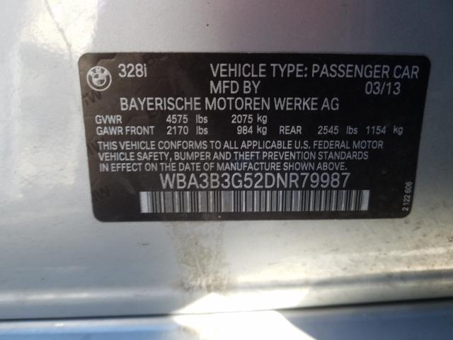 2013 BMW 328 XI WBA3B3G52DNR79987