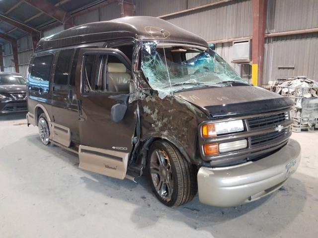 Salvage trucks for sale at Greenwell Springs, LA auction: 1997 Chevrolet Express G1