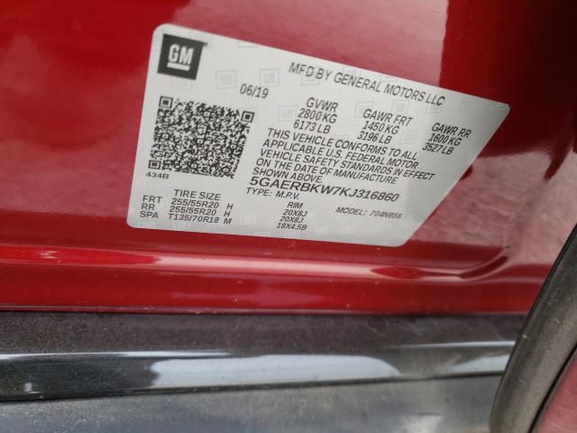 2019 BUICK ENCLAVE ES 5GAERBKW7KJ316860