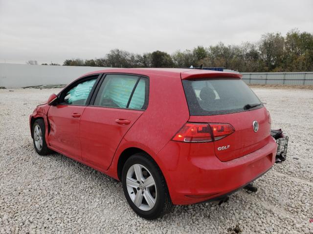 2017 VOLKSWAGEN GOLF S 3VW217AUXHM012890