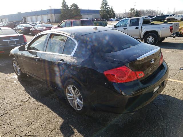 2012 INFINITI G25 JN1DV6AR3CM730052