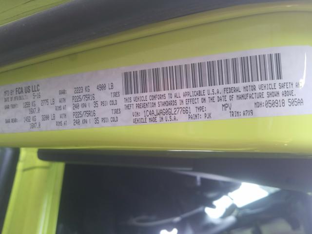2016 JEEP WRANGLER S 1C4AJWAG0GL277661