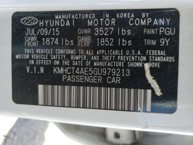 2016 HYUNDAI ACCENT SE KMHCT4AE5GU979213
