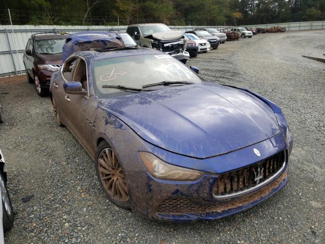 Salvage cars for sale at Shreveport, LA auction: 2015 Maserati Ghibli S
