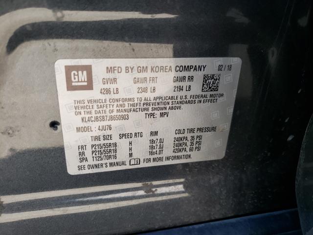 2018 BUICK ENCORE PRE KL4CJBSB7JB650903