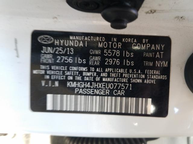 2014 HYUNDAI EQUUS SIGN KMHGH4JHXEU077571