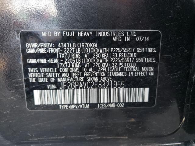 2014 SUBARU XV CROSSTR JF2GPAVC2E8321955
