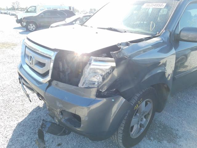 2010 HONDA PILOT EXL 5FNYF4H59AB035485