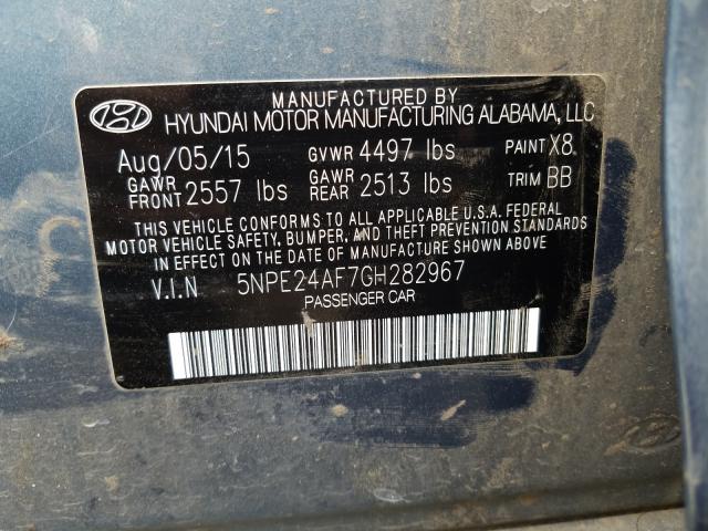 2016 HYUNDAI SONATA SE - 5NPE24AF7GH282967