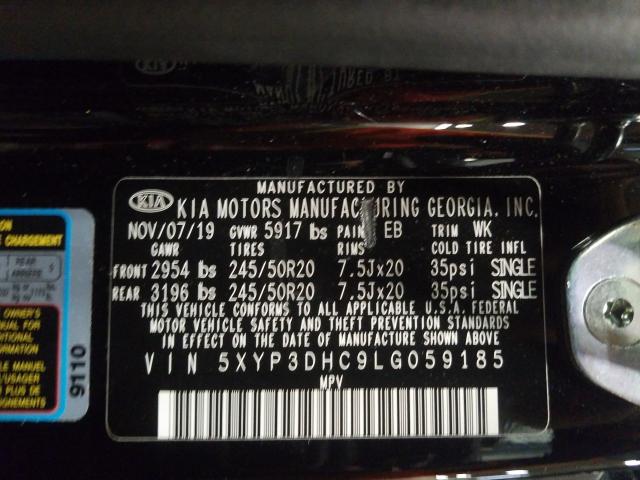 2020 KIA TELLURIDE 5XYP3DHC9LG059185