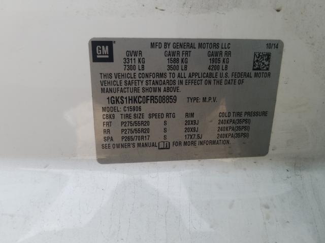 2015 GMC YUKON XL C 1GKS1HKC0FR508859