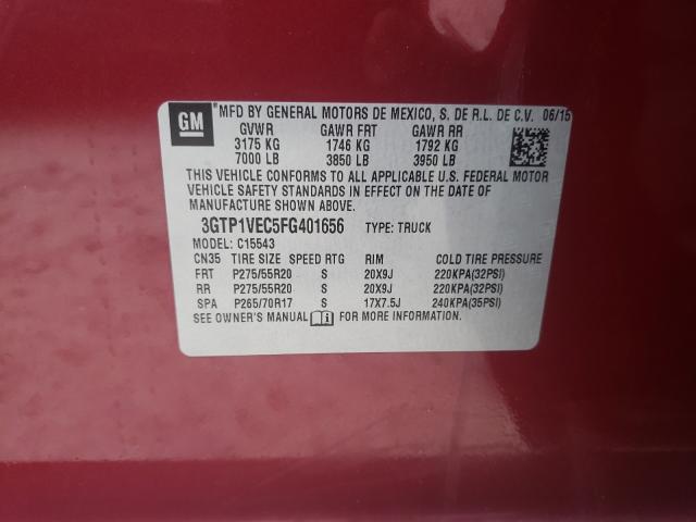 2015 GMC SIERA 3GTP1VEC5FG401656