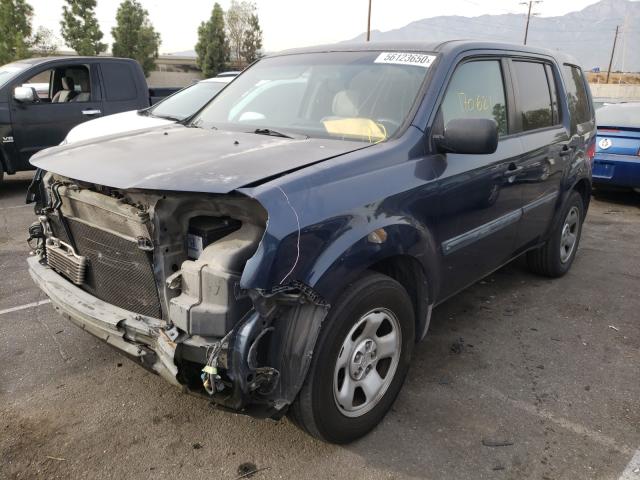 2010 HONDA PILOT LX 5FNYF3H21AB017692