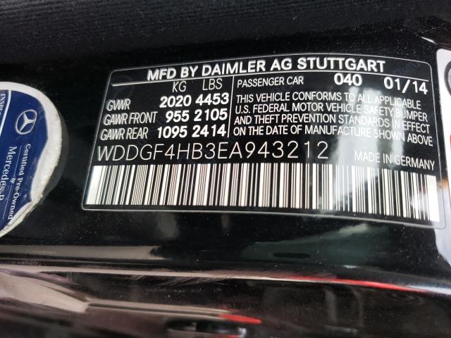 2014 MERCEDES-BENZ C 250 WDDGF4HB3EA943212