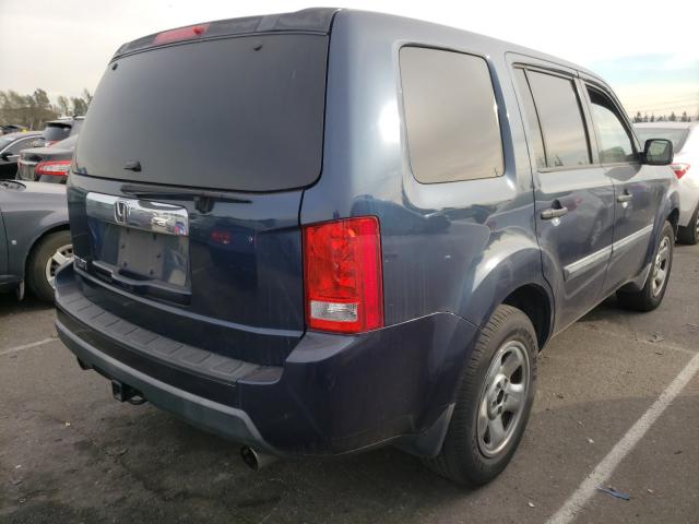 2010 HONDA PILOT LX 5FNYF3H21AB017692
