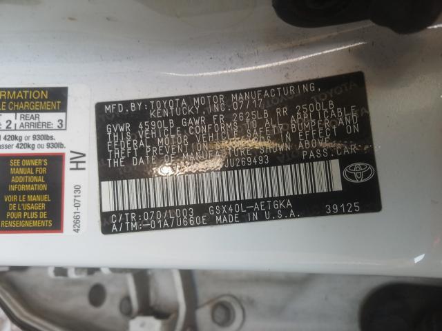 2018 TOYOTA AVALON XLE 4T1BK1EB9JU269493