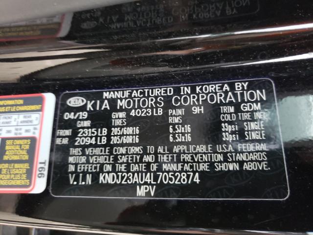 2020 KIA SOUL LX KNDJ23AU4L7052874