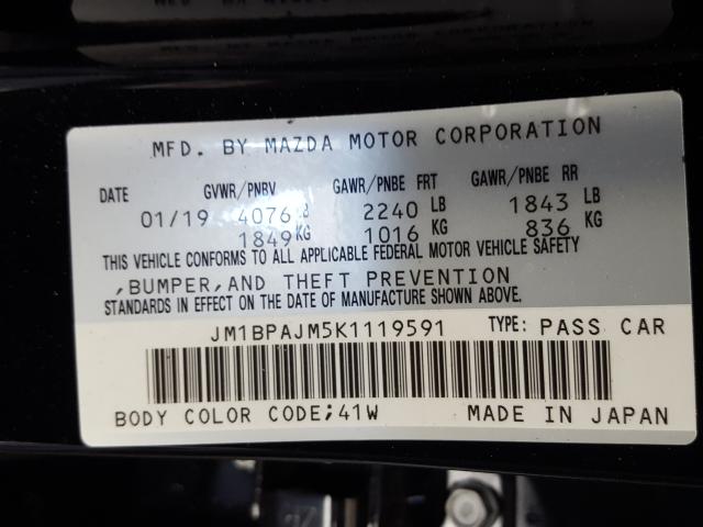 2019 MAZDA 3 JM1BPAJM5K1119591