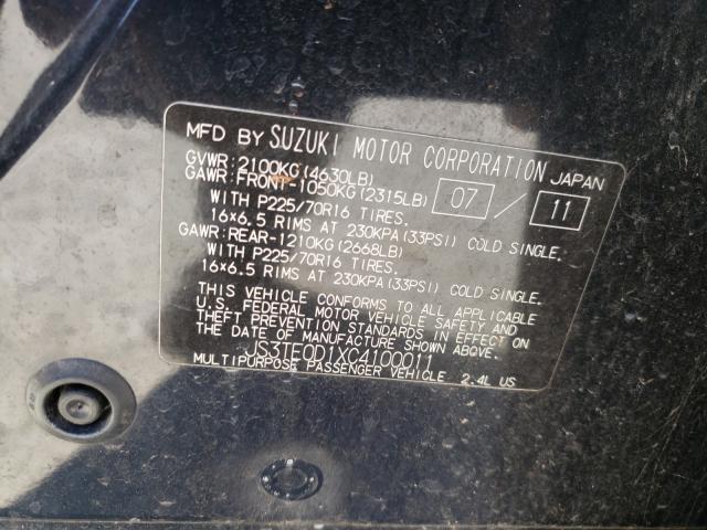 2012 SUZUKI GRAND VITA JS3TE0D1XC4100011