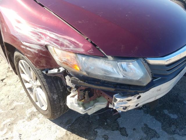 2012 HONDA CIVIC EXL 2HGFB2F93CH557170