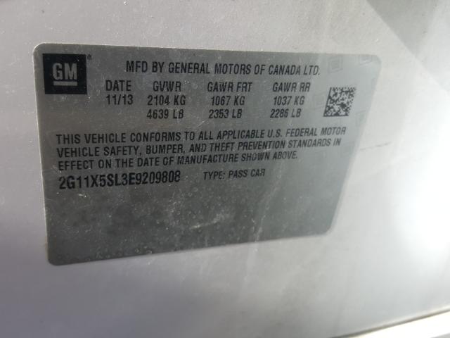 2014 CHEVROLET IMPALA 2G11X5SL3E9209808
