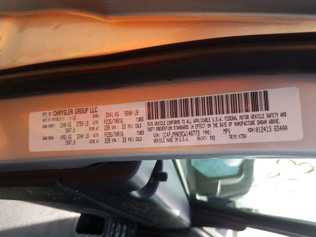 2012 JEEP LIBERTY SP 1C4PJMAK9CW146773