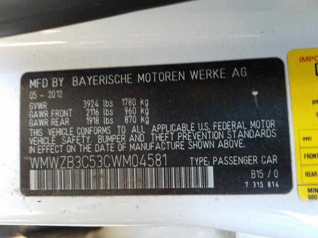 2012 MINI COOPER COU WMWZB3C53CWM04581