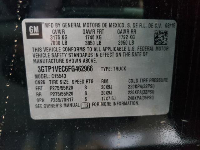 2015 GMC SIERRA C15 3GTP1VEC6FG462966