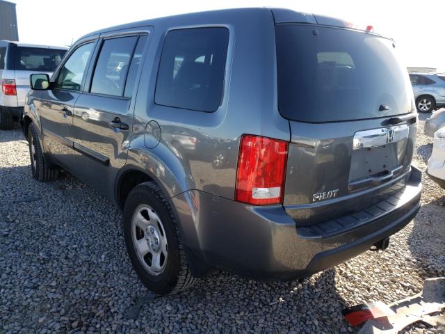2011 HONDA PILOT LX 5FNYF4H28BB018233