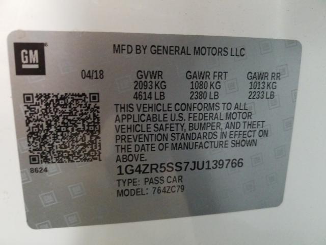 2018 BUICK LACROSSE P 1G4ZR5SS7JU139766