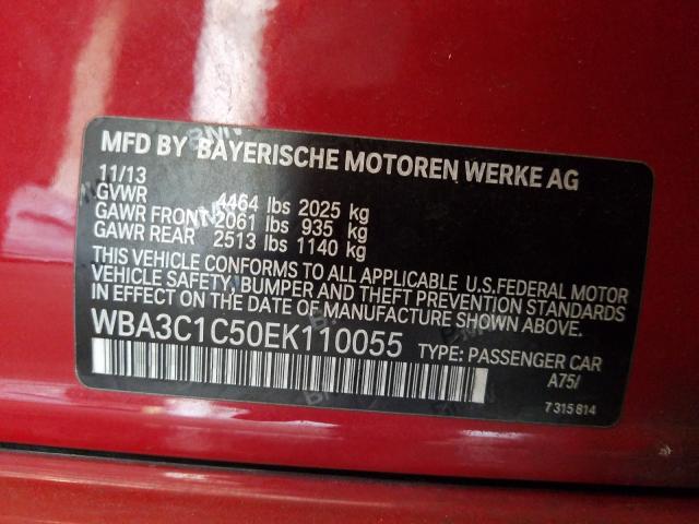 2014 BMW 328 I SULE WBA3C1C50EK110055
