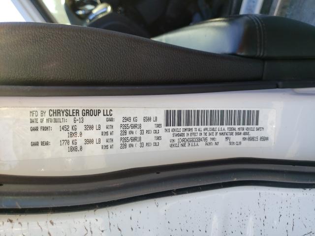 2013 DODGE DURANGO CR 1C4RDHDG6DC684705