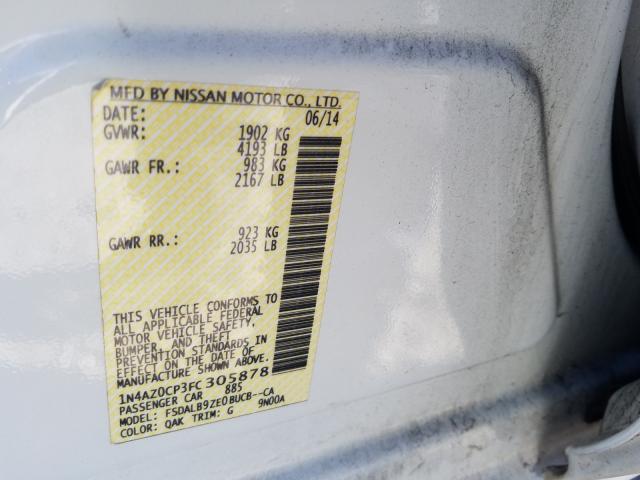 2015 NISSAN LEAF S 1N4AZ0CP3FC305878