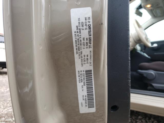 2012 FIAT 500 POP 3C3CFFAR3CT383892