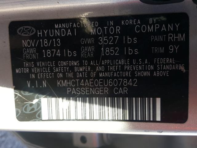 2014 HYUNDAI ACCENT GLS KMHCT4AE0EU607842