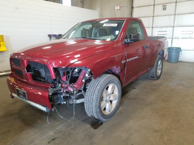 2012 DODGE RAM 1500 S 3C6JD7AT2CG245089