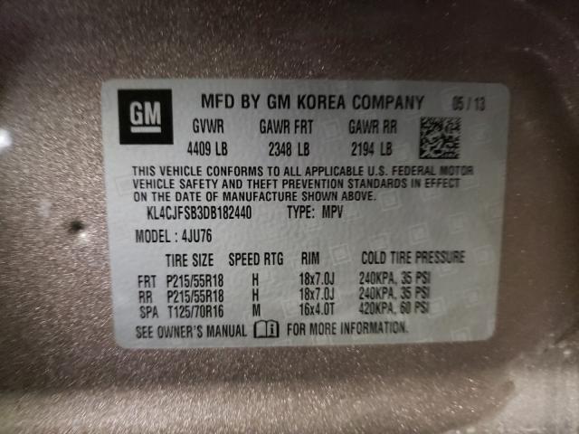 2013 BUICK ENCORE CON KL4CJFSB3DB182440