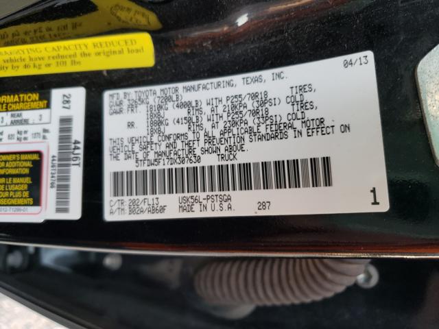 2013 TOYOTA TUNDRA CRE 5TFDW5F17DX307630