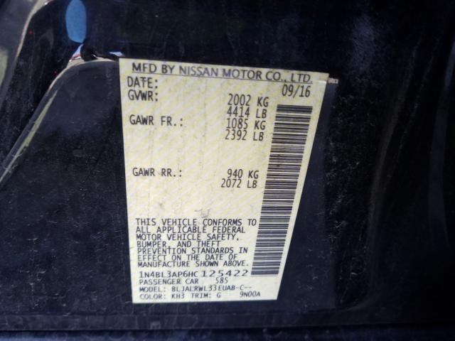 2017 NISSAN ALTIMA 3.5 1N4BL3AP6HC125422