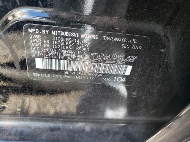 2020 MITSUBISHI MIRAGE G4 ML32F3FJ7LHF04646