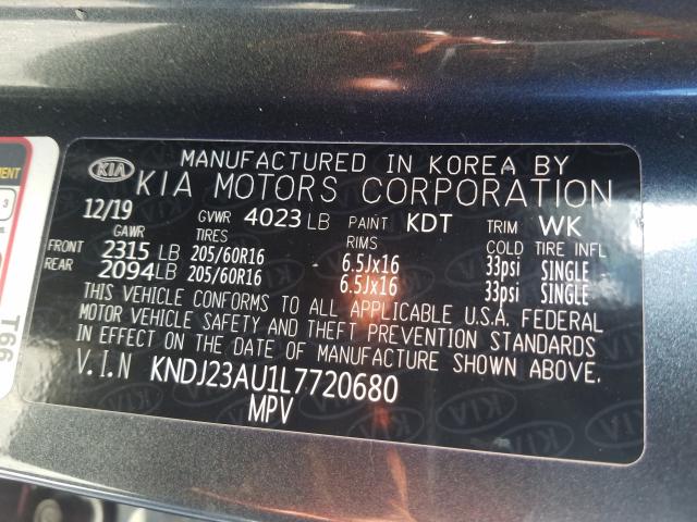 2020 KIA SOUL LX KNDJ23AU1L7720680
